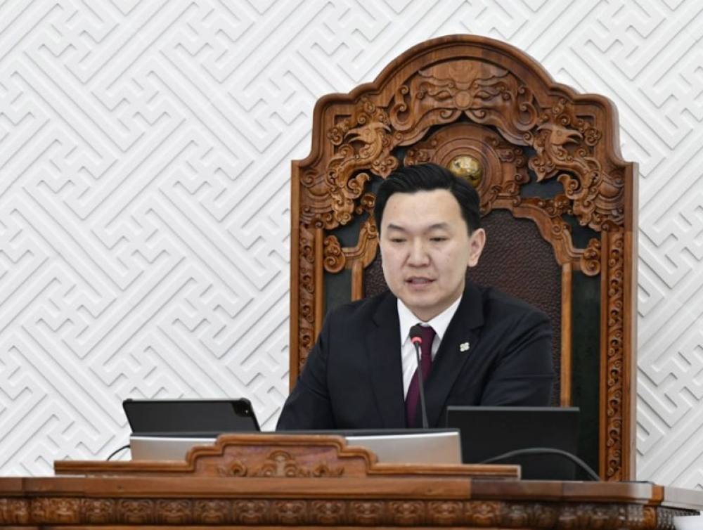 Улсын Их Хурлын дарга Н.Учрал 2026 оны хаврын ээлжит чуулганыг нээж үг хэллээ